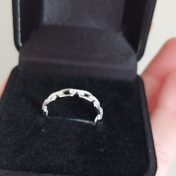 925 Sterling Silver Links Ring - Picture 4 of 8